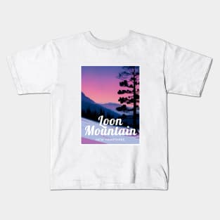 Loon Mountain New Hampshire United States ski Kids T-Shirt